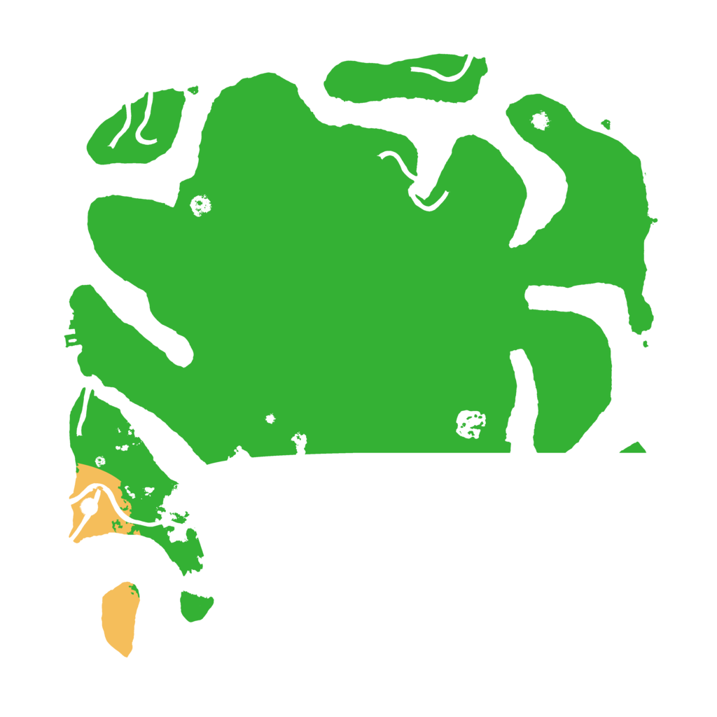 Biome Rust Map: Procedural Map, Size: 3600, Seed: 24677595