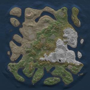 Thumbnail Rust Map: Procedural Map, Size: 4250, Seed: 374112433, 19 Monuments