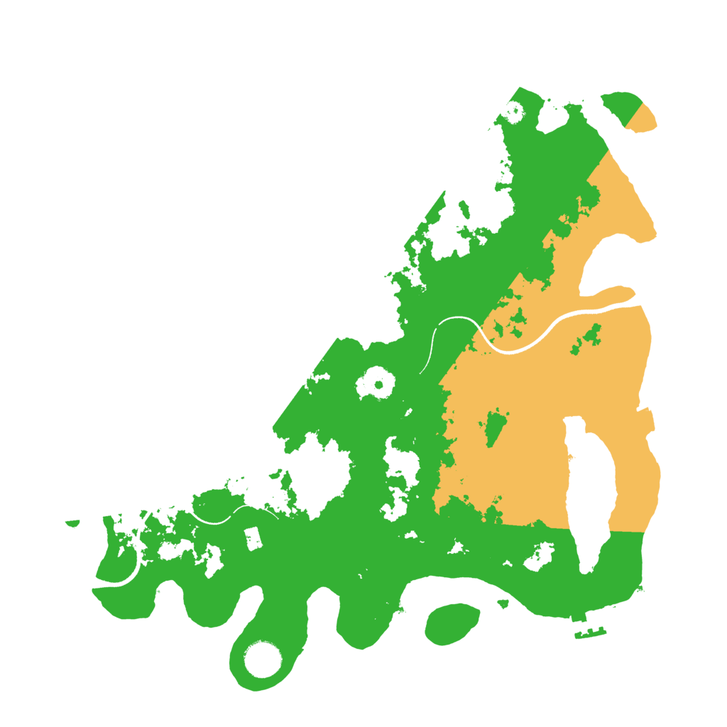Biome Rust Map: Procedural Map, Size: 3500, Seed: 345453534