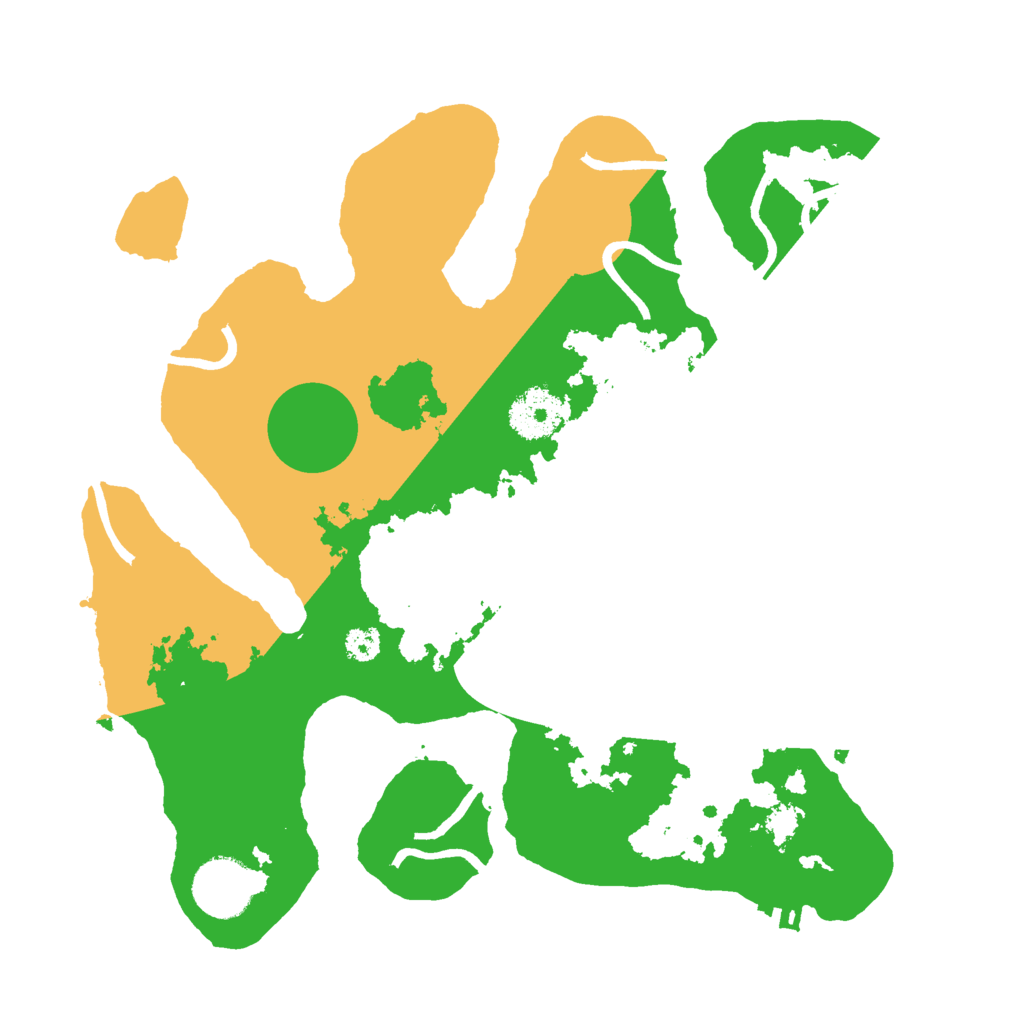 Biome Rust Map: Procedural Map, Size: 3000, Seed: 9862343