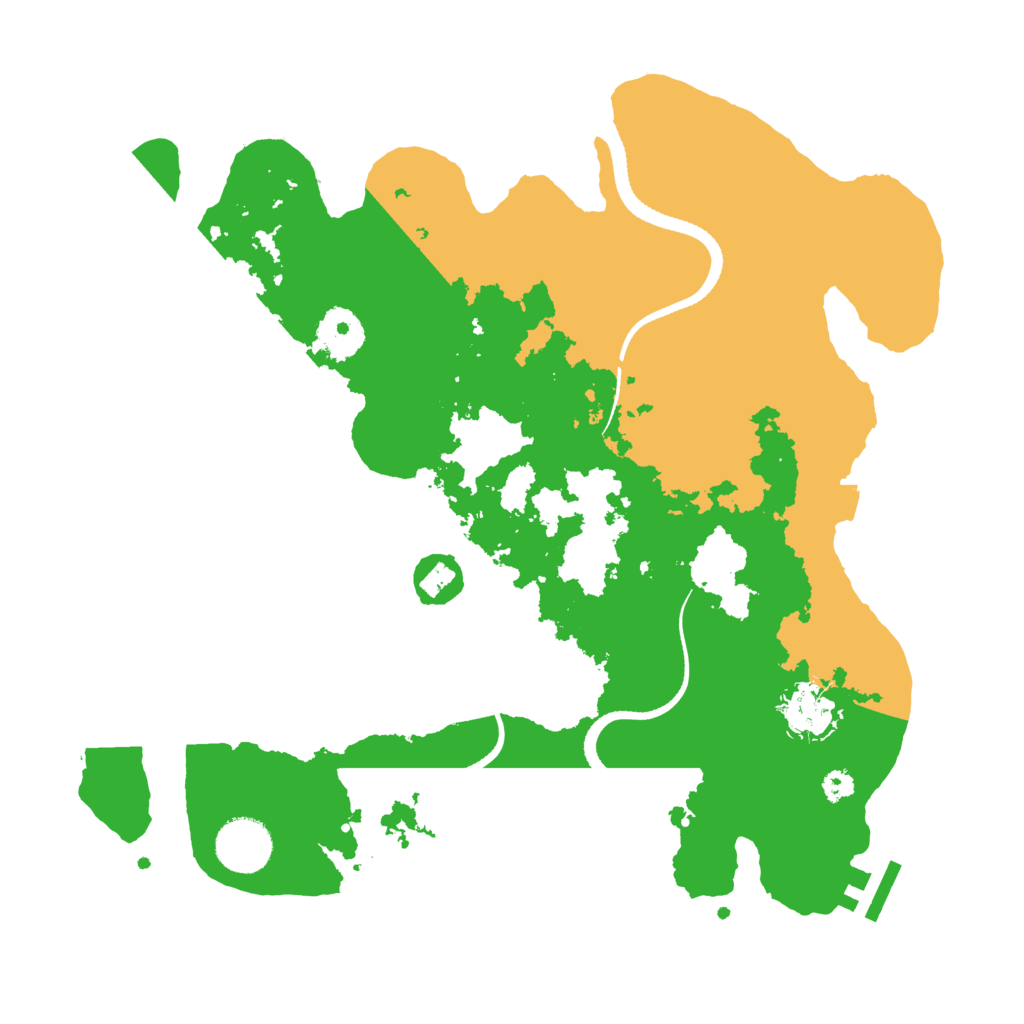 Biome Rust Map: Procedural Map, Size: 3300, Seed: 1822212072