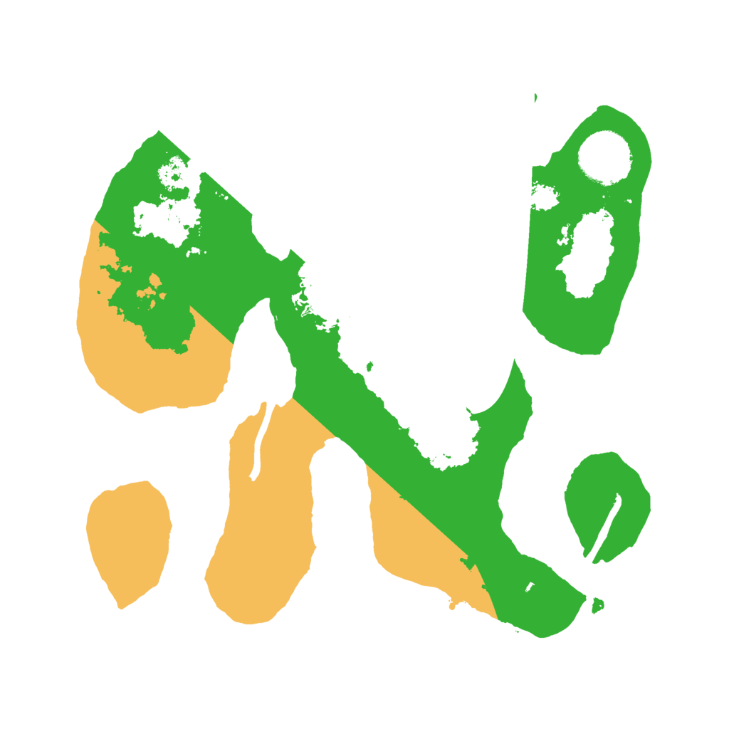 Biome Rust Map: Procedural Map, Size: 2500, Seed: 764365239