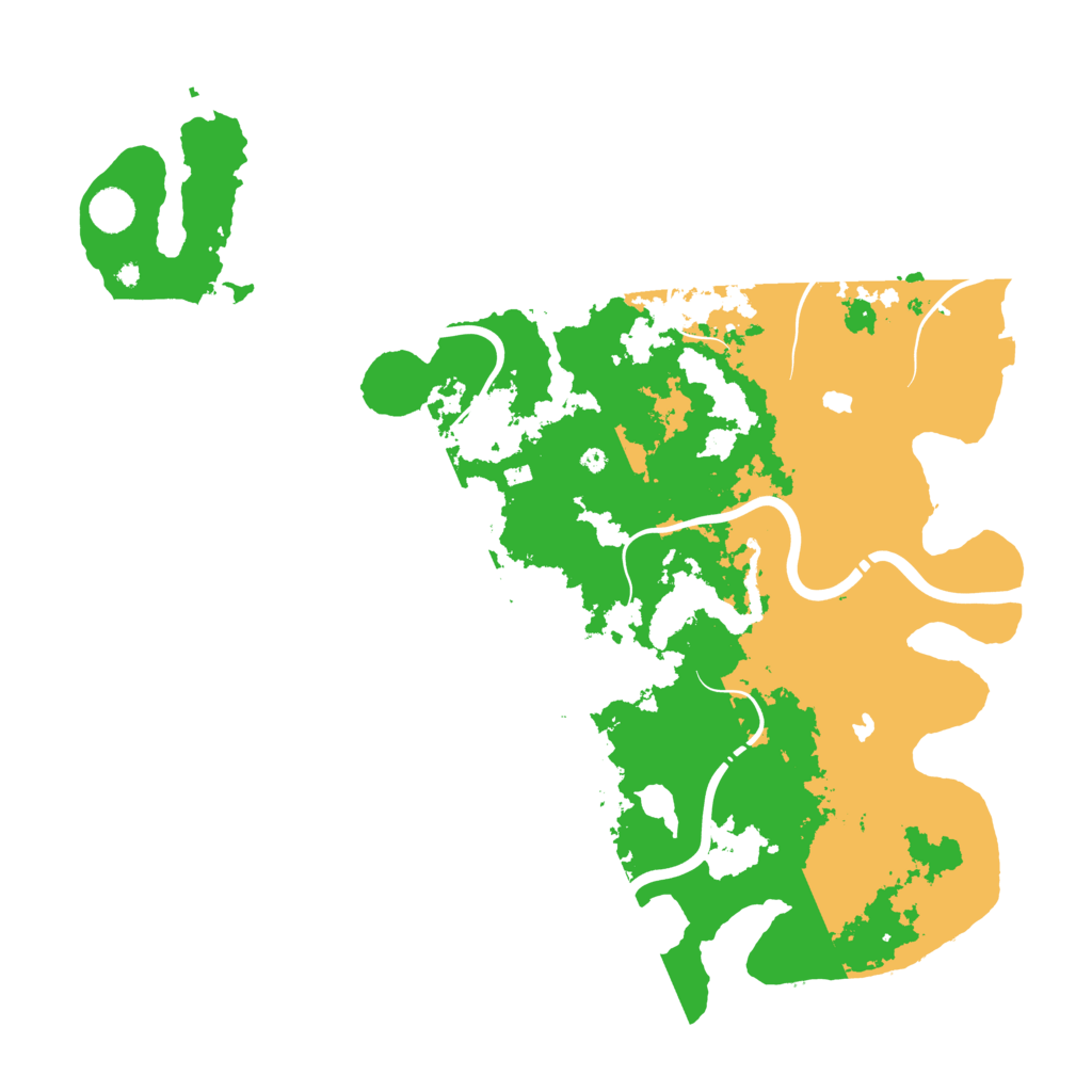 Biome Rust Map: Procedural Map, Size: 4500, Seed: 6163