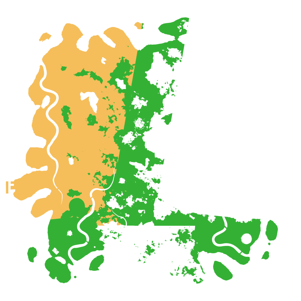 Biome Rust Map: Procedural Map, Size: 5000, Seed: 84533235