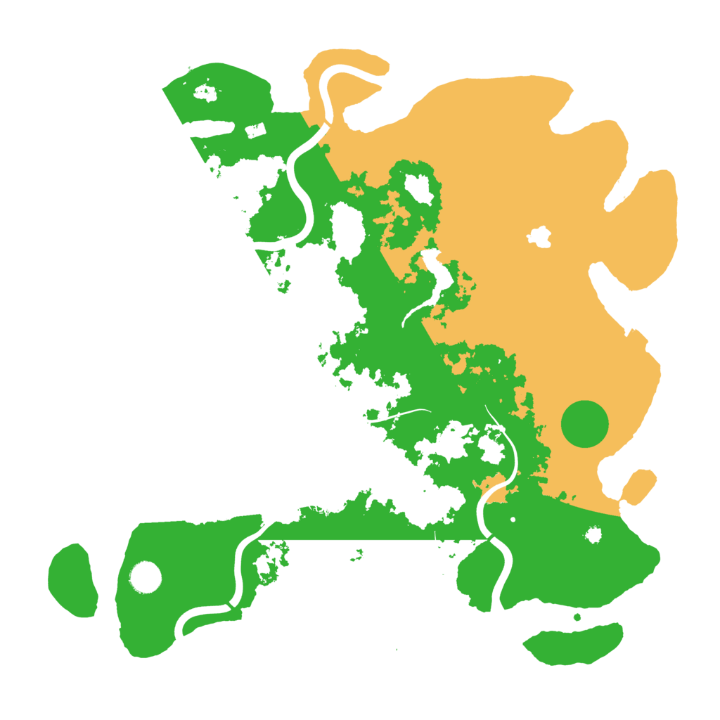 Biome Rust Map: Procedural Map, Size: 4000, Seed: 877561577