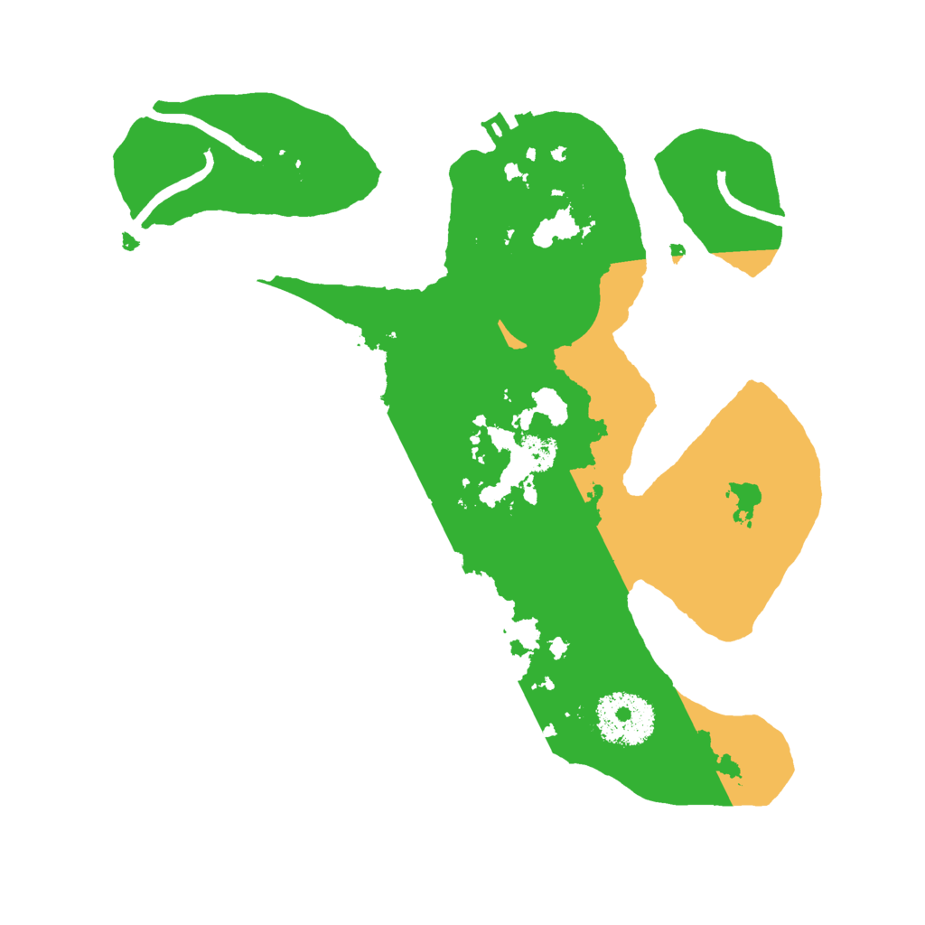 Biome Rust Map: Procedural Map, Size: 2500, Seed: 1197369025