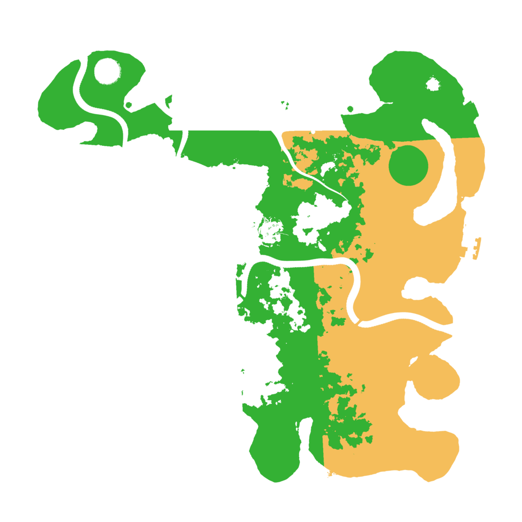 Biome Rust Map: Procedural Map, Size: 3500, Seed: 788804236