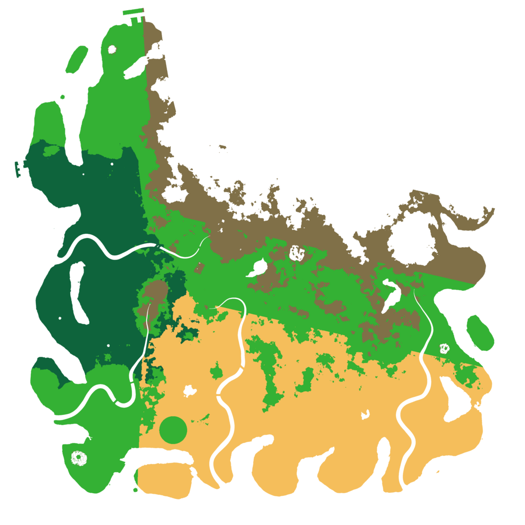 Biome Rust Map: Procedural Map, Size: 5000, Seed: 78895121
