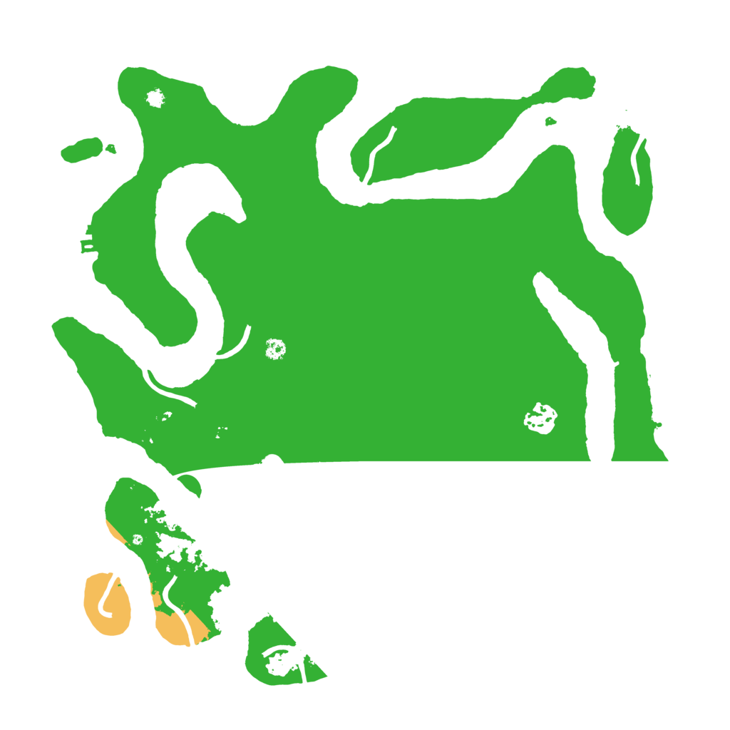 Biome Rust Map: Procedural Map, Size: 3500, Seed: 1268313478