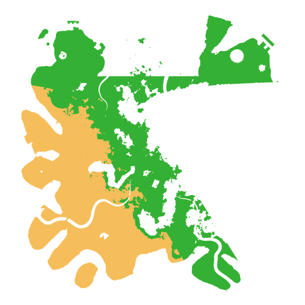 Biome Rust Map: Procedural Map, Size: 4000, Seed: 2000184684