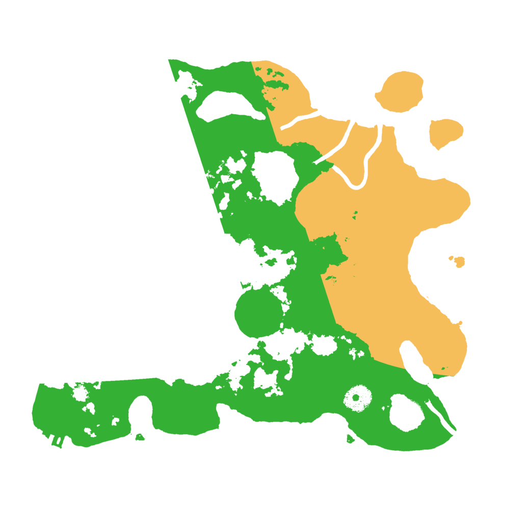Biome Rust Map: Procedural Map, Size: 3000, Seed: 4536454