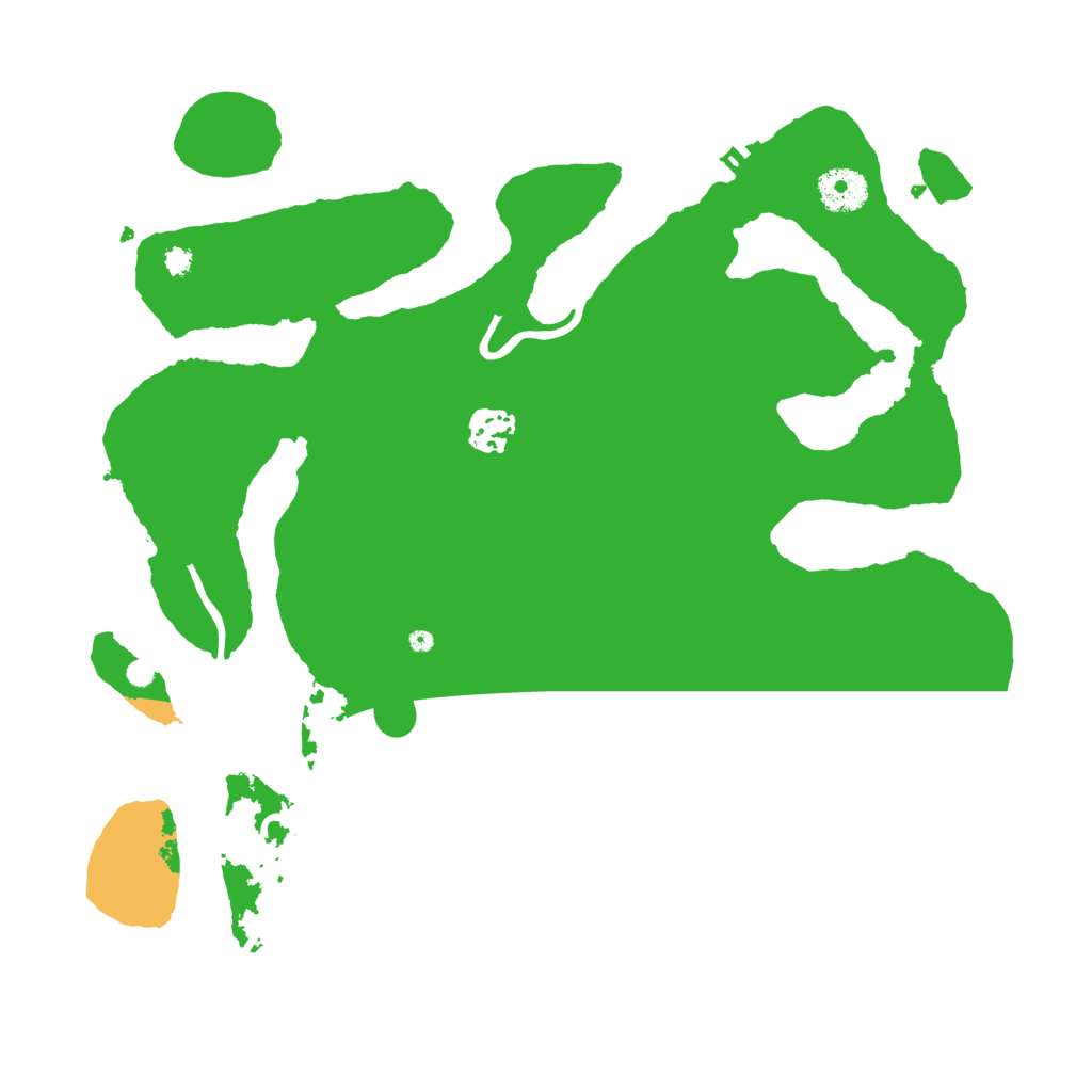 Biome Rust Map: Procedural Map, Size: 3500, Seed: 50570