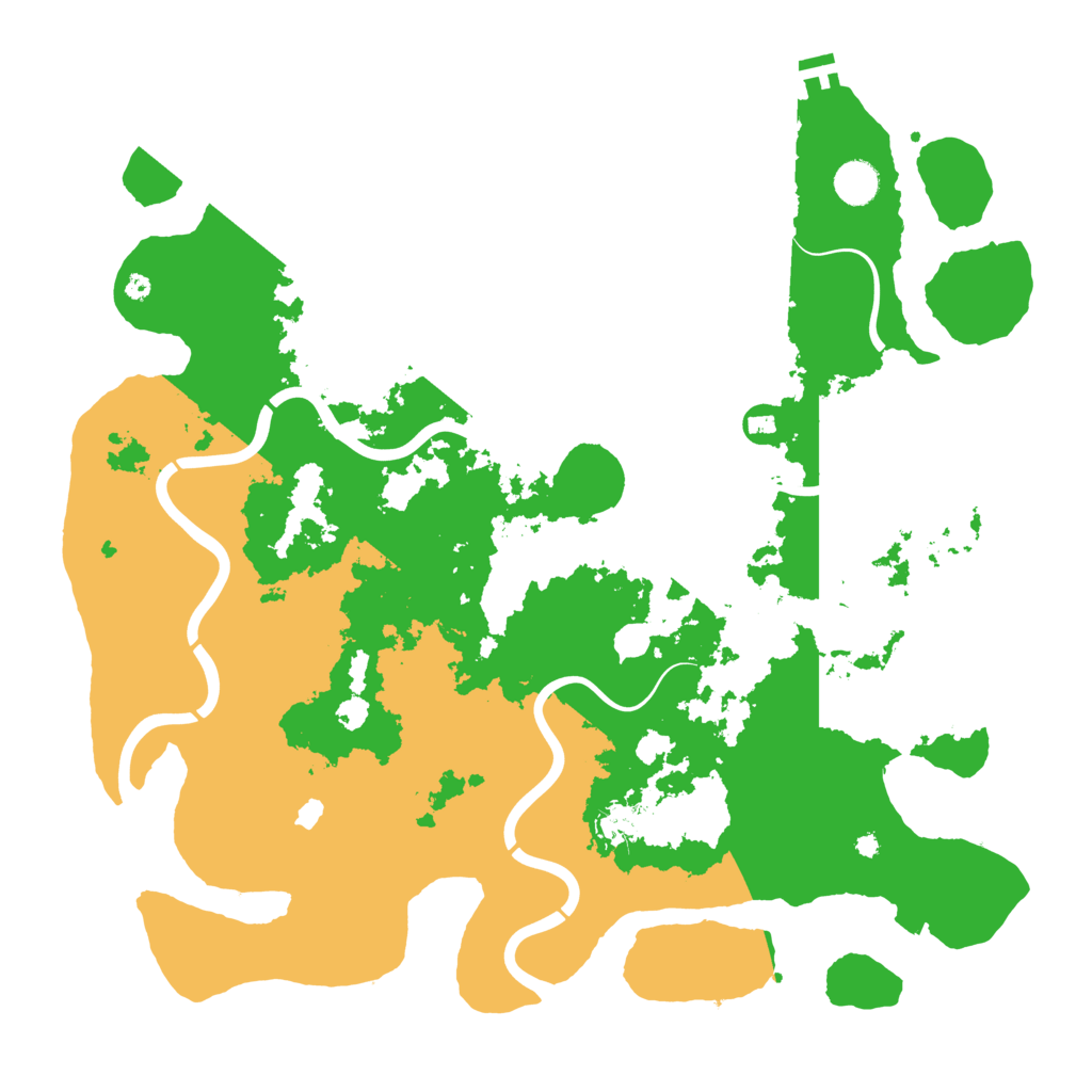 Biome Rust Map: Procedural Map, Size: 4300, Seed: 7219174