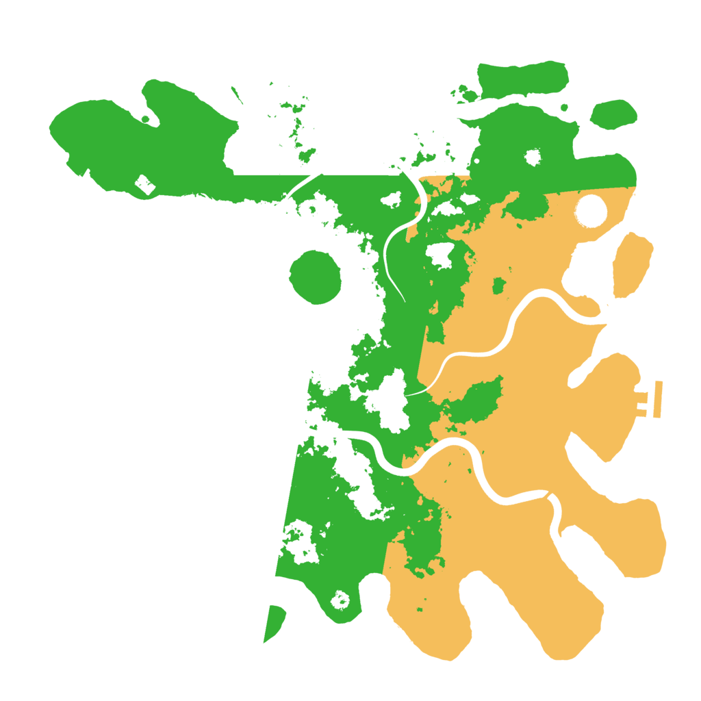 Biome Rust Map: Procedural Map, Size: 3850, Seed: 1964717274