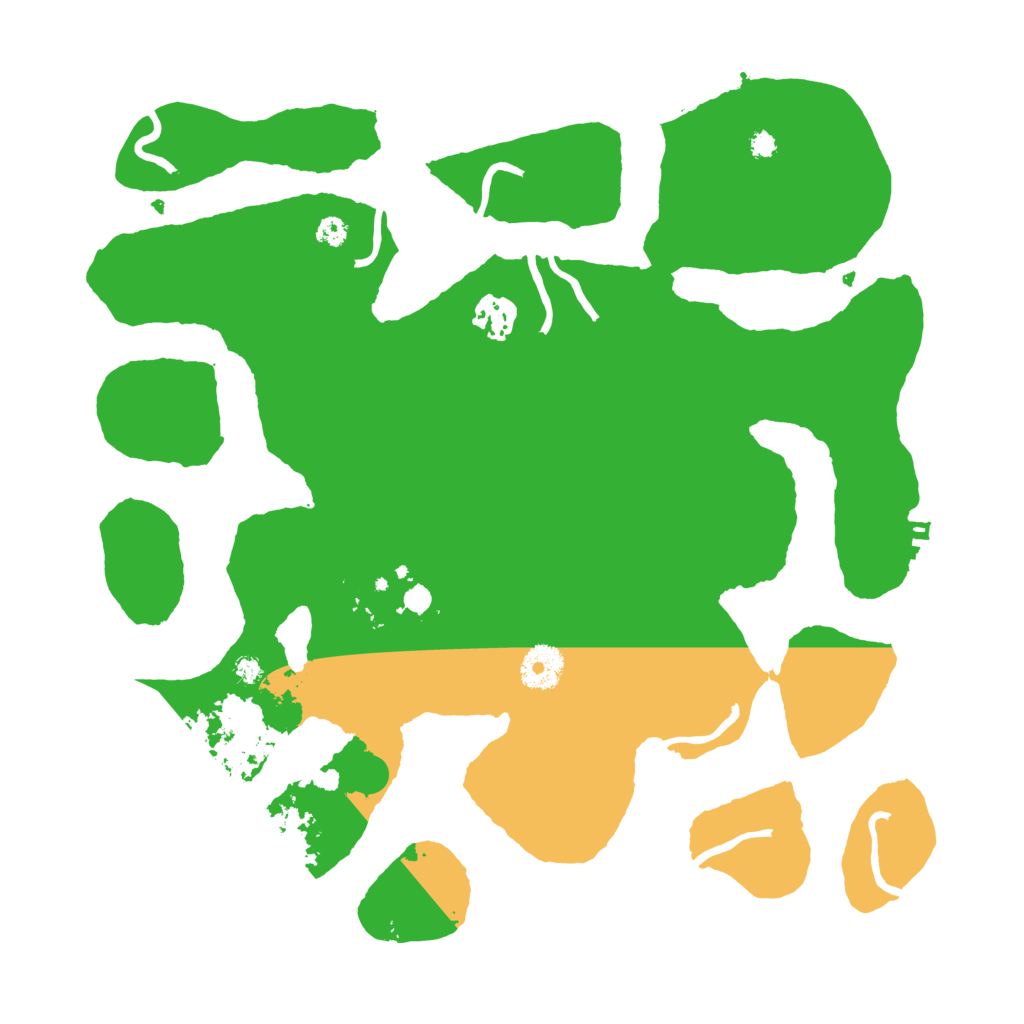 Biome Rust Map: Procedural Map, Size: 3500, Seed: 167064588