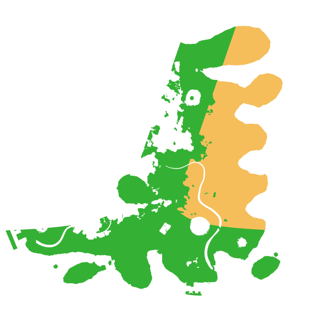 Biome Rust Map: Procedural Map, Size: 3000, Seed: 268755