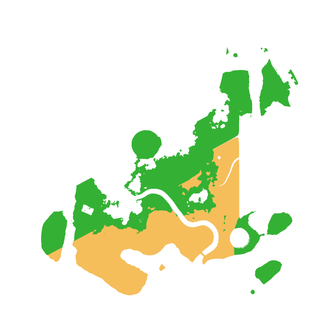 Biome Rust Map: Procedural Map, Size: 3000, Seed: 428859