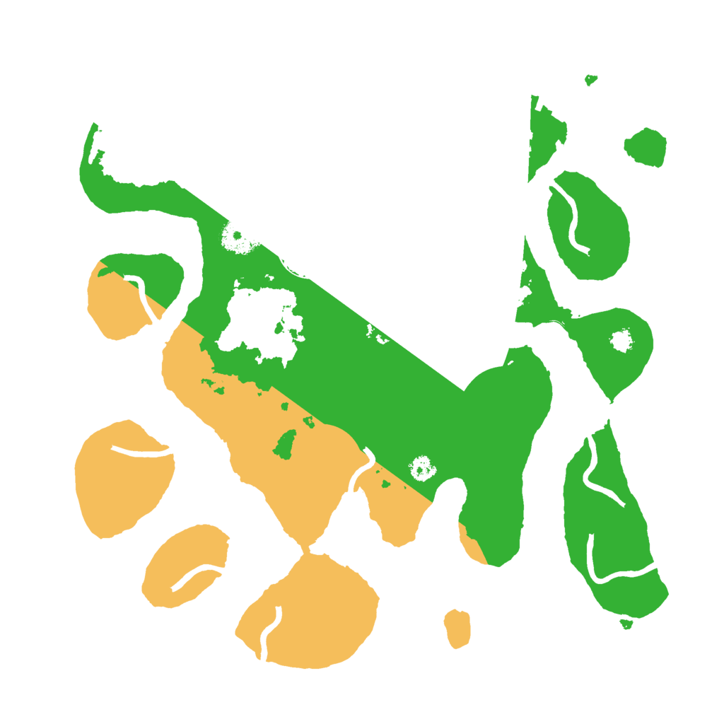 Biome Rust Map: Procedural Map, Size: 3000, Seed: 189152