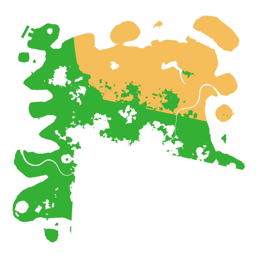 Biome Rust Map: Procedural Map, Size: 4000, Seed: 19198181