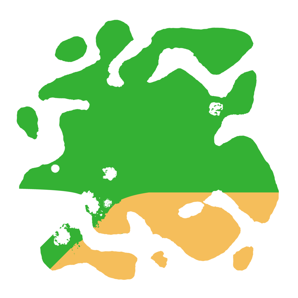 Biome Rust Map: Barren, Size: 3200, Seed: 9998