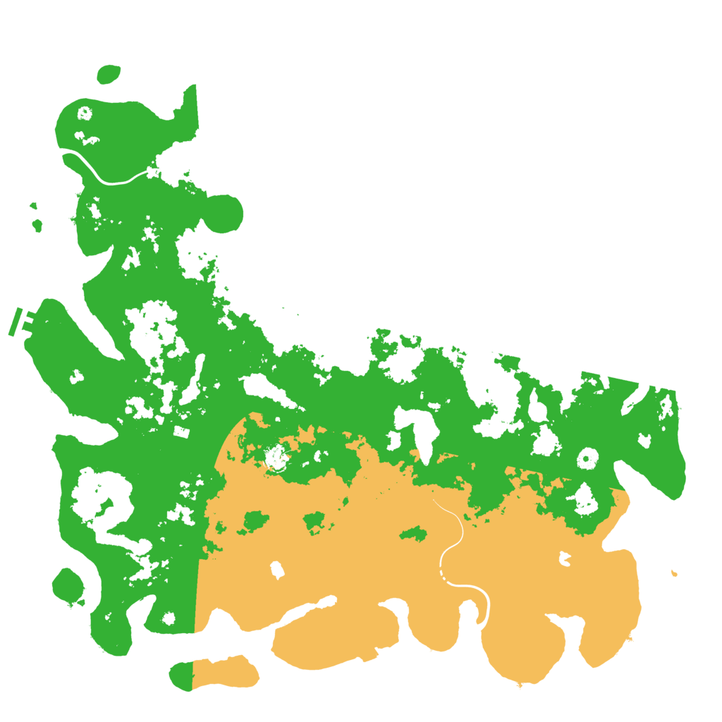 Biome Rust Map: Procedural Map, Size: 5000, Seed: 5616564