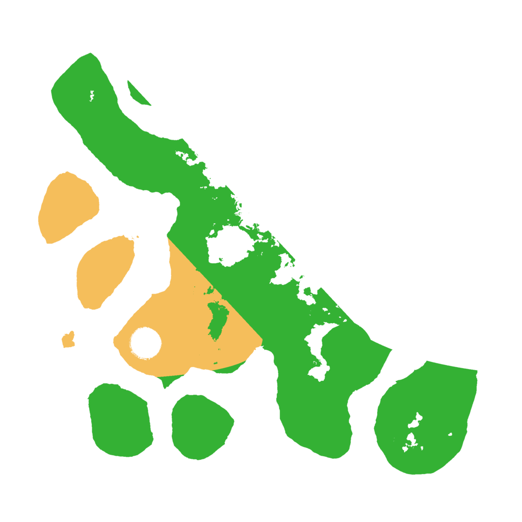 Biome Rust Map: Barren, Size: 2950, Seed: 261276715