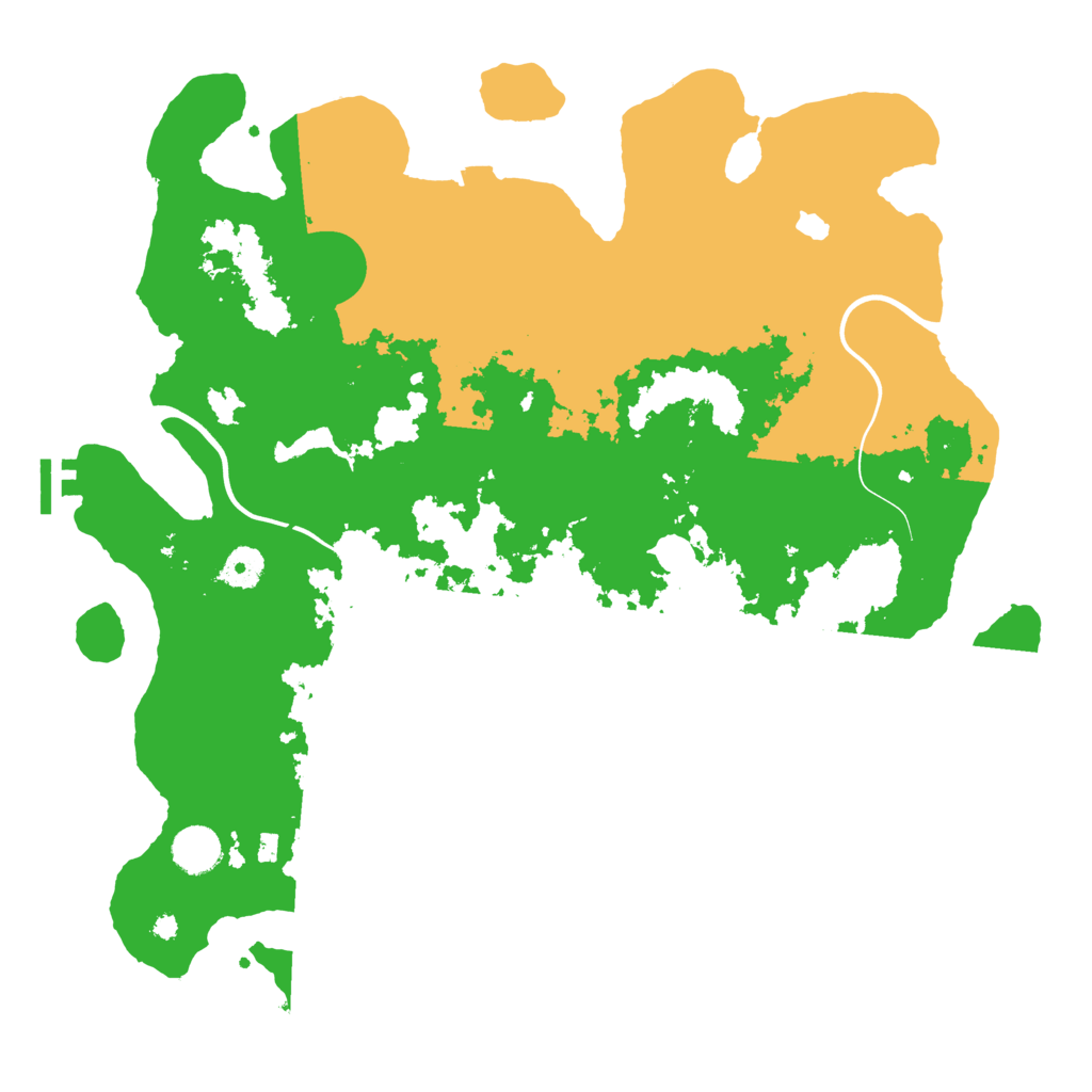 Biome Rust Map: Procedural Map, Size: 4000, Seed: 20112021