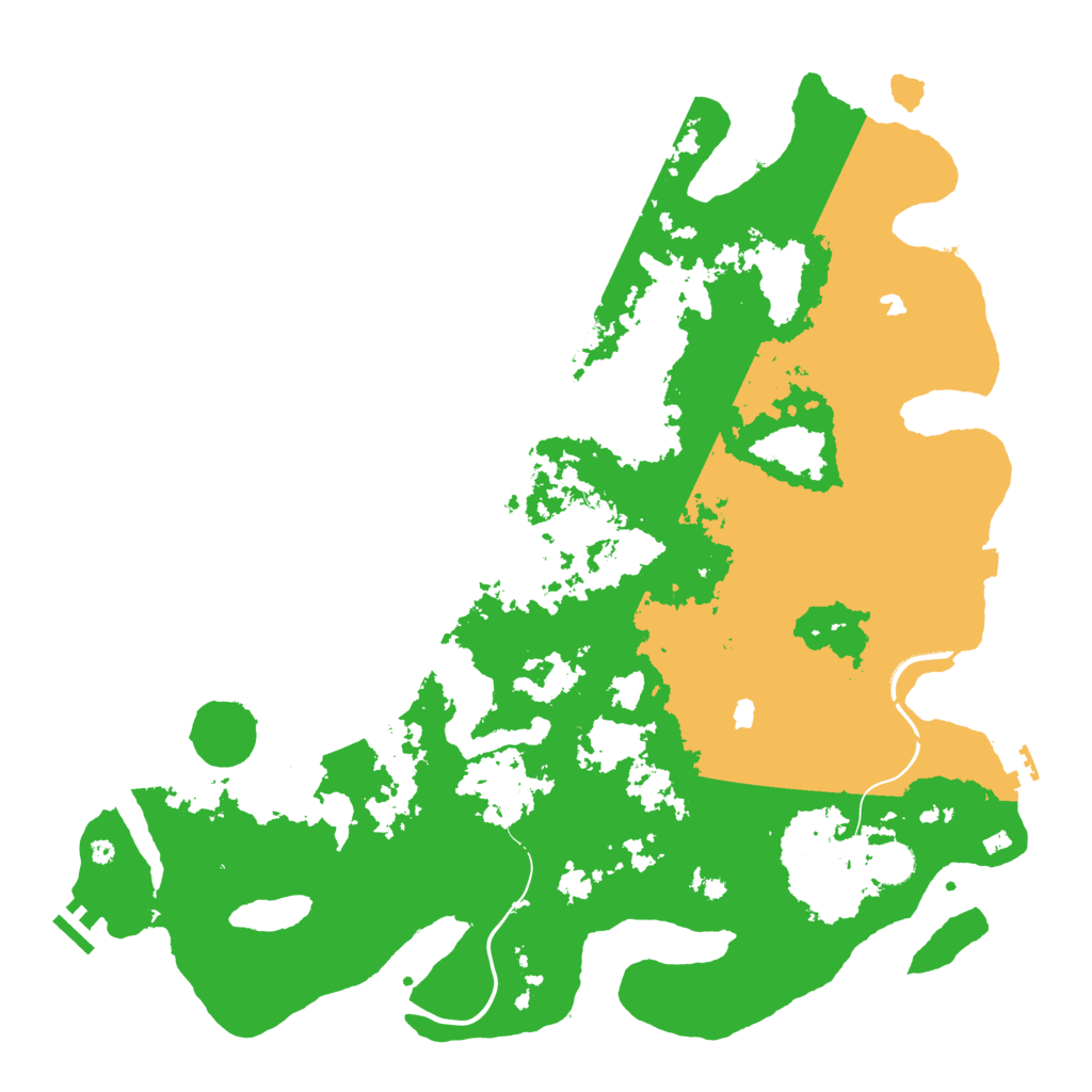 Biome Rust Map: Procedural Map, Size: 4500, Seed: 4690315