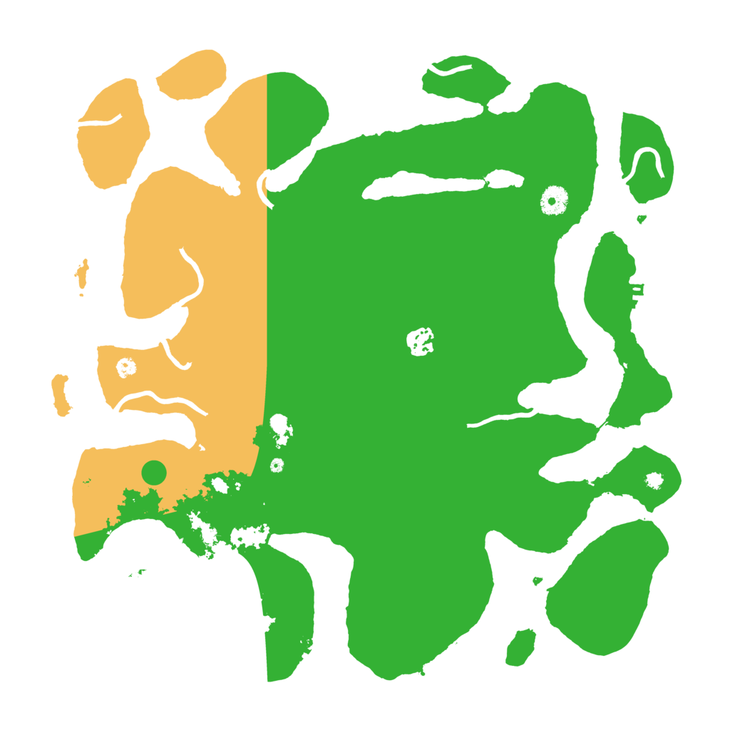 Biome Rust Map: Procedural Map, Size: 3850, Seed: 1759093786