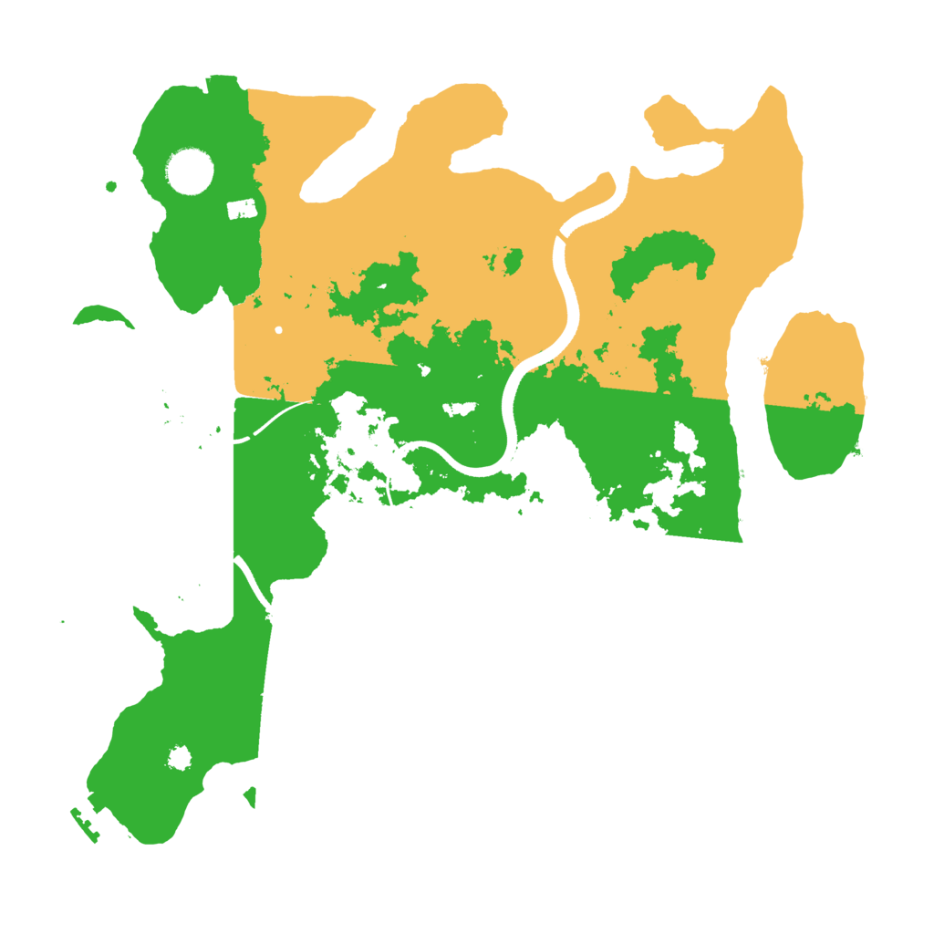 Biome Rust Map: Procedural Map, Size: 3500, Seed: 20112021