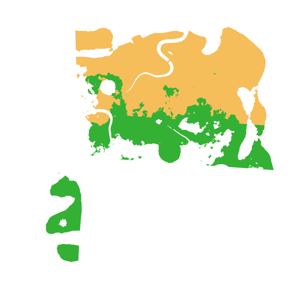 Biome Rust Map: Procedural Map, Size: 3500, Seed: 8672304