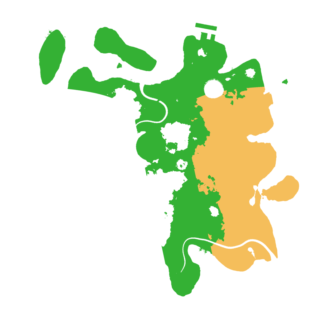 Biome Rust Map: Procedural Map, Size: 3000, Seed: 16113