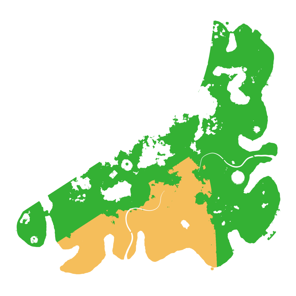 Biome Rust Map: Procedural Map, Size: 4000, Seed: 296291403