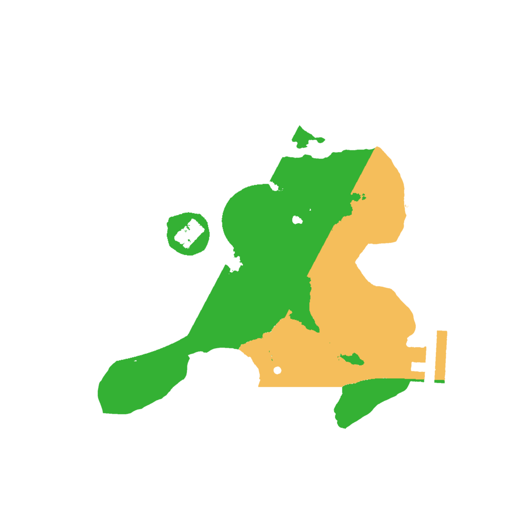 Biome Rust Map: Procedural Map, Size: 1989, Seed: 4329492