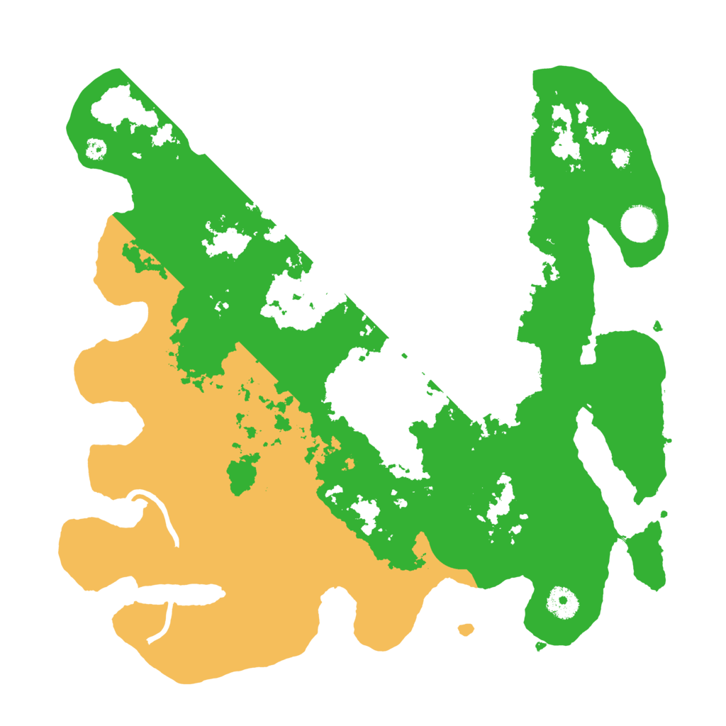 Biome Rust Map: Procedural Map, Size: 3500, Seed: 951236785