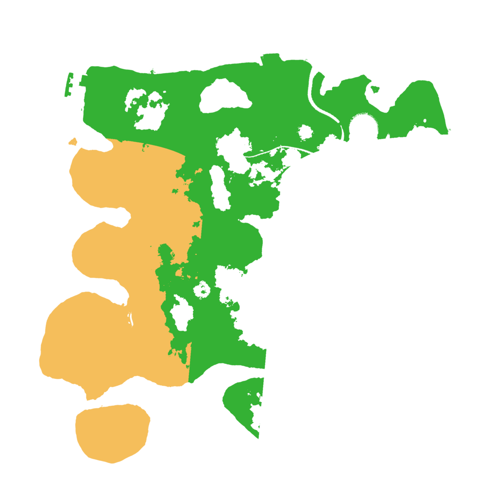 Biome Rust Map: Procedural Map, Size: 3100, Seed: 1279281350