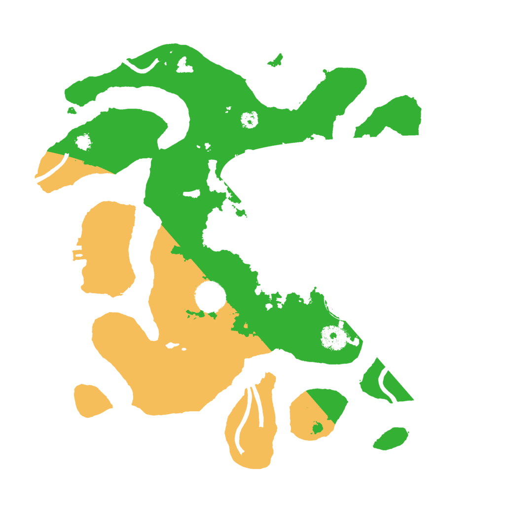 Biome Rust Map: Procedural Map, Size: 3000, Seed: 451235