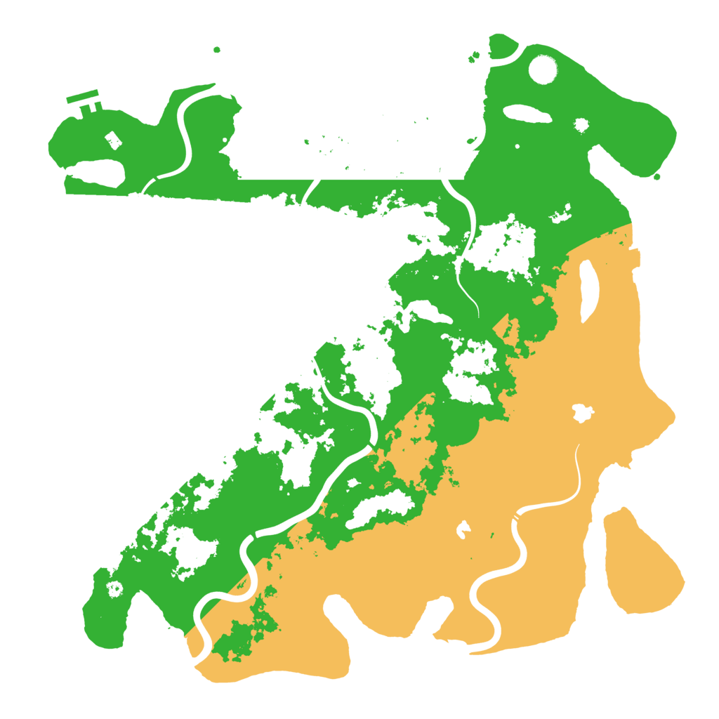 Biome Rust Map: Procedural Map, Size: 4500, Seed: 1611849671