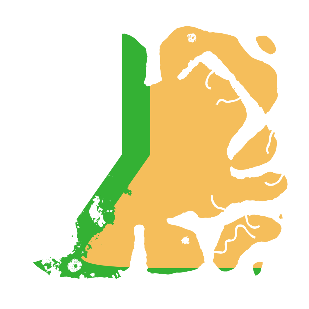 Biome Rust Map: Procedural Map, Size: 3500, Seed: 1203