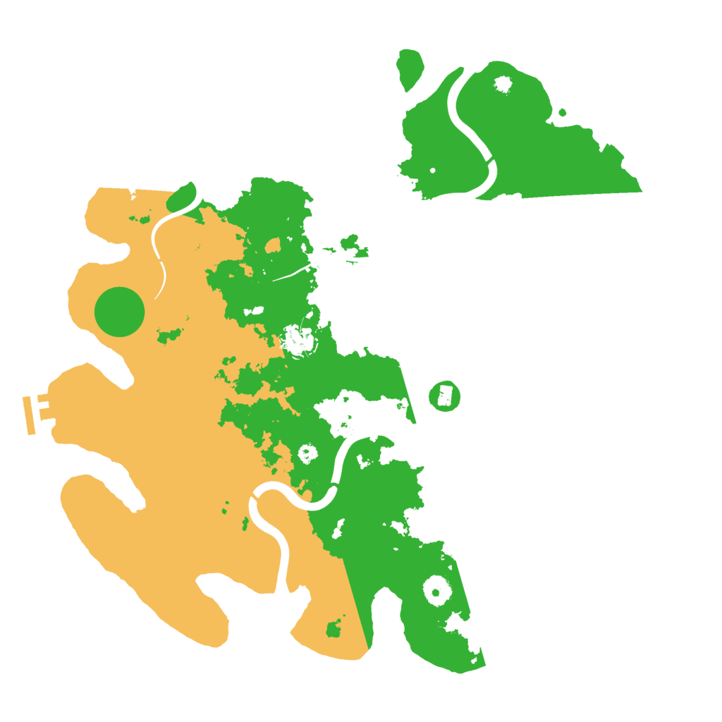 Biome Rust Map: Procedural Map, Size: 3800, Seed: 144427444