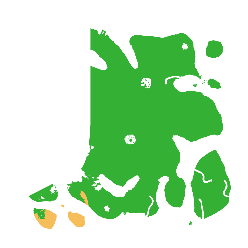 Biome Rust Map: Procedural Map, Size: 3500, Seed: 293813932