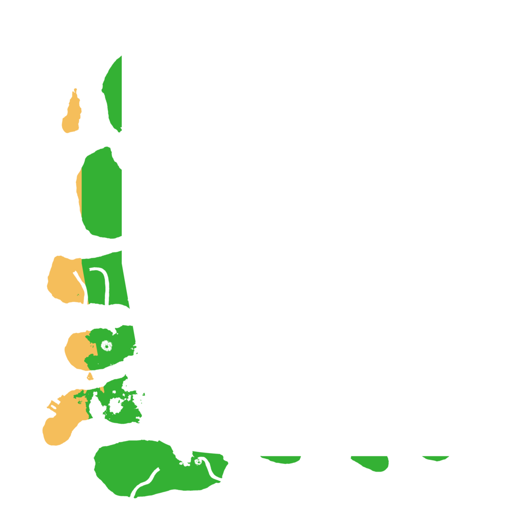 Biome Rust Map: Procedural Map, Size: 3600, Seed: 1501463864