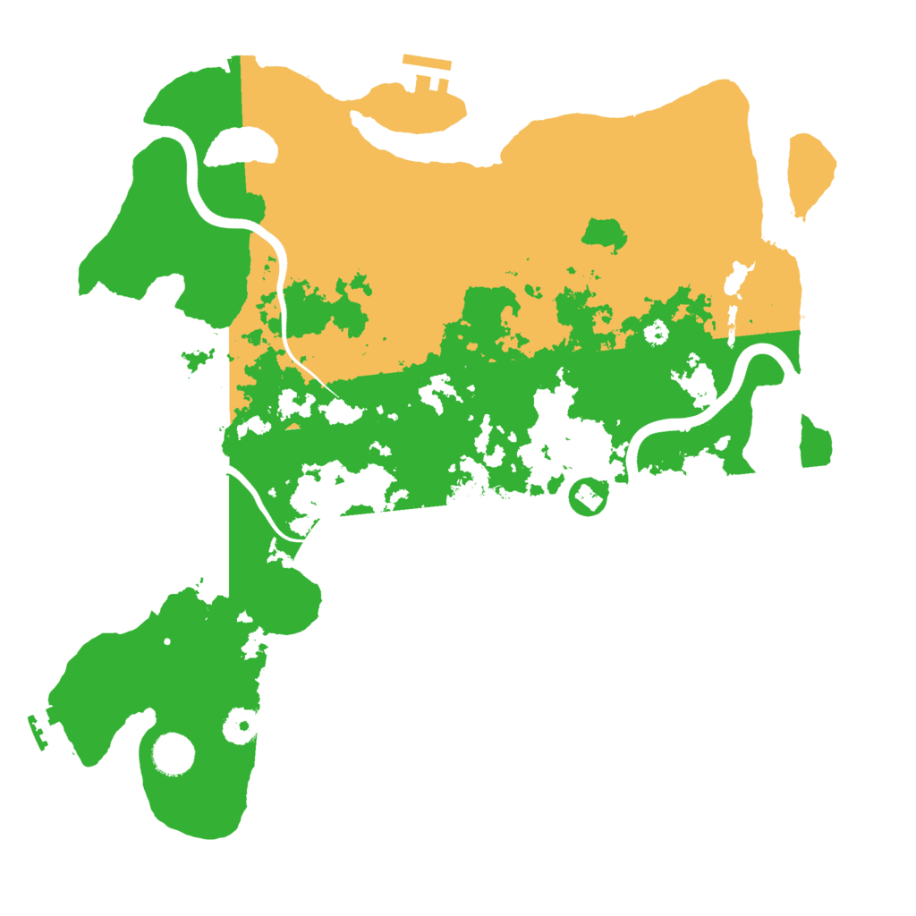 Biome Rust Map: Procedural Map, Size: 3800, Seed: 456987
