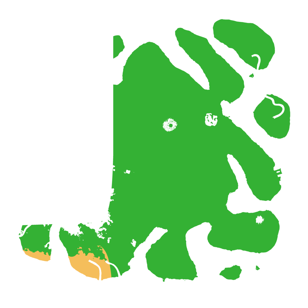 Biome Rust Map: Procedural Map, Size: 3500, Seed: 206172762