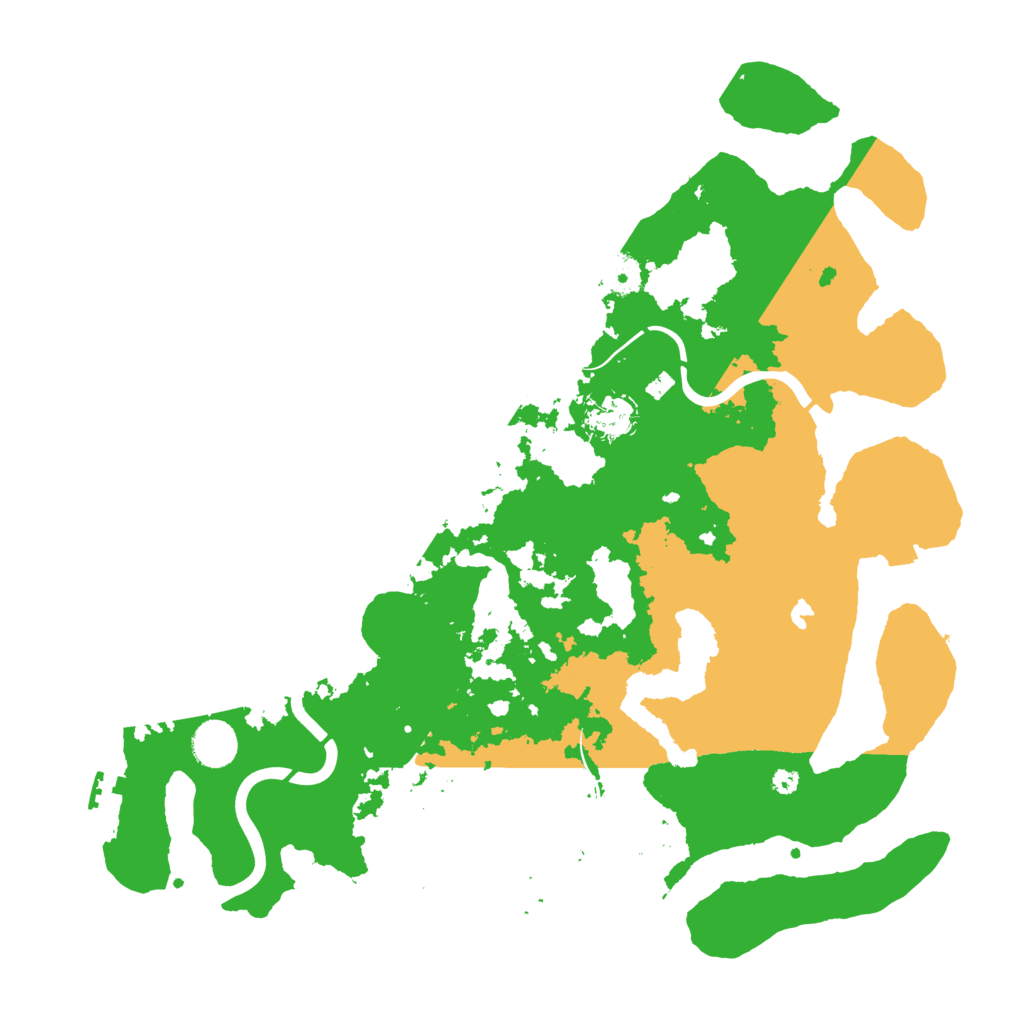 Biome Rust Map: Procedural Map, Size: 4000, Seed: 147348