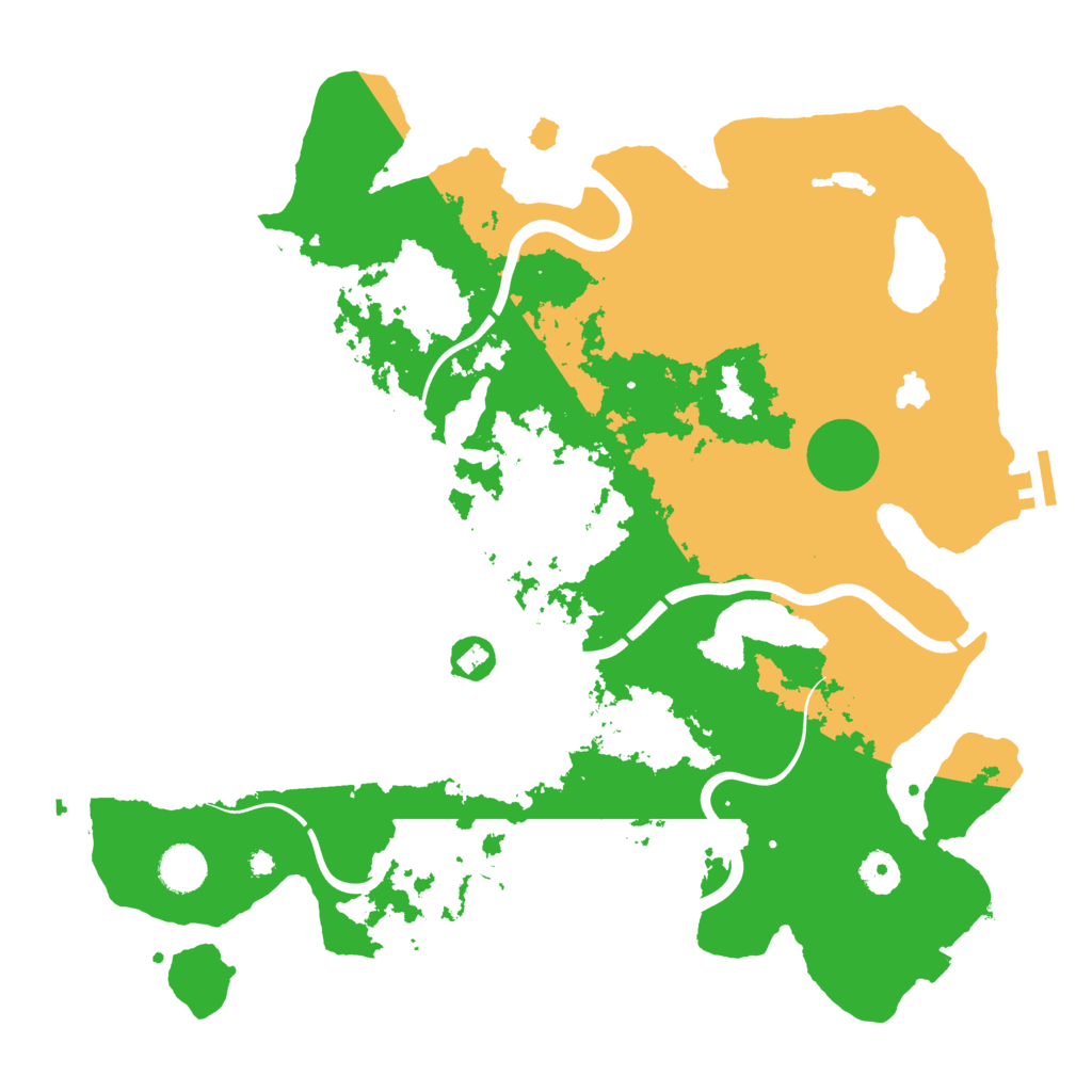 Biome Rust Map: Procedural Map, Size: 4000, Seed: 158839717