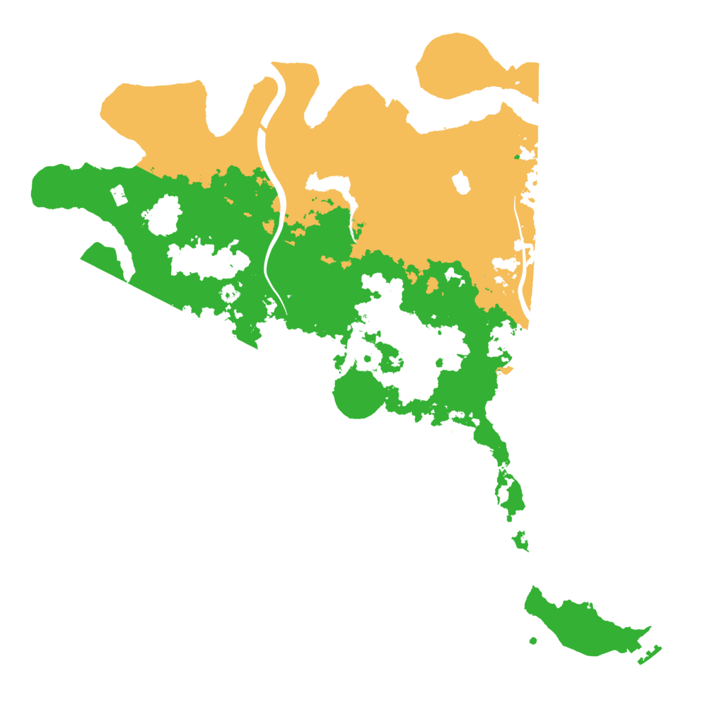 Biome Rust Map: Procedural Map, Size: 4000, Seed: 2499