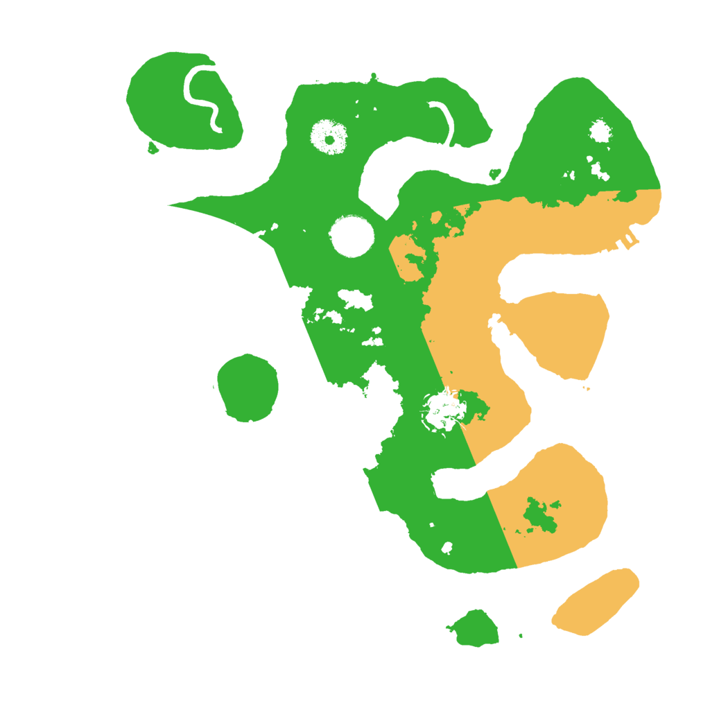 Biome Rust Map: Procedural Map, Size: 3000, Seed: 966213