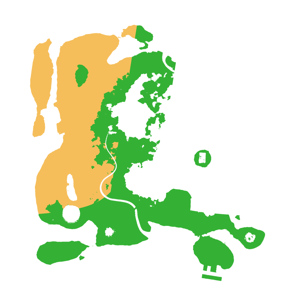 Biome Rust Map: Procedural Map, Size: 3000, Seed: 811054671