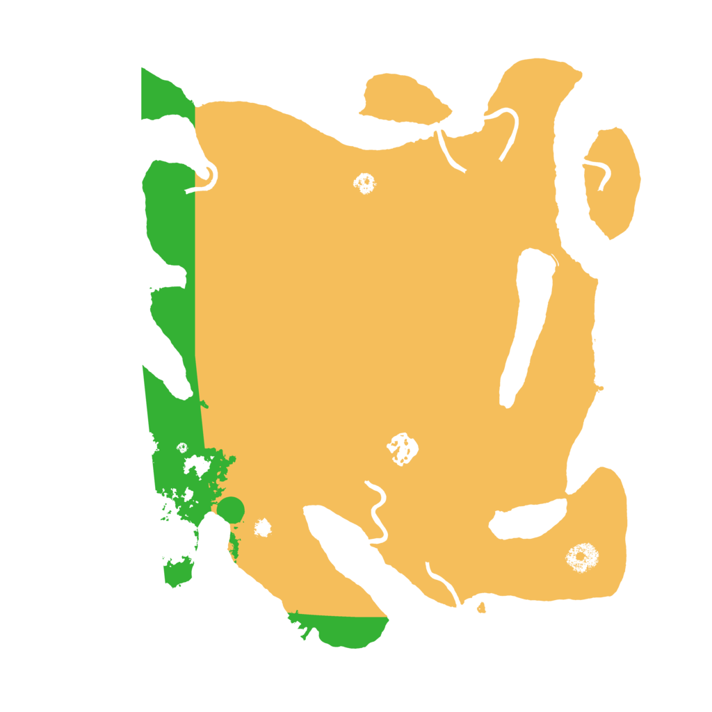 Biome Rust Map: Procedural Map, Size: 3500, Seed: 81639643